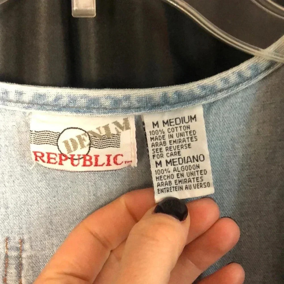 Vintage‎ Denim Dress - Picture 4 of 4